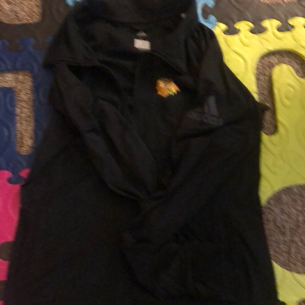 Adidas Black Hawks Long sleeve Jersey top